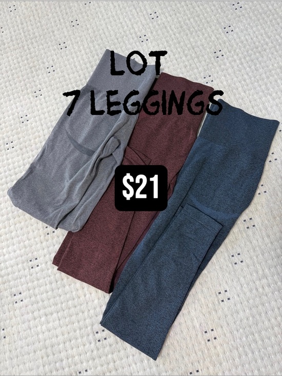 CRZ YOGA Pants - CRZ YOGA Leggings BUNDLE (7) Gray, Burgundy, Navy, etc